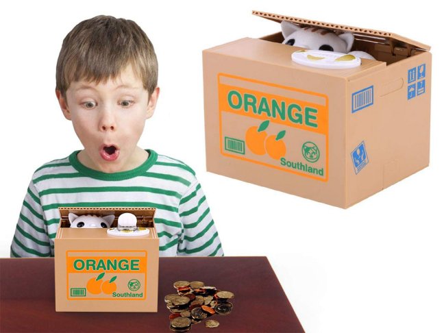 Interaktívny automat na mňaučenie mačiek Moneybox