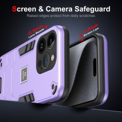 HOLDER ARMOR Tvrdený kryt pre Apple iPhone 14 Pro - fialový