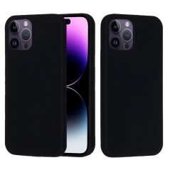 Silikónový kryt pre Apple iPhone 14 Pro - čierny