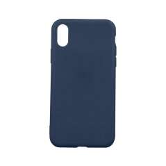 Silikónové puzdro Matt TPU pre Apple iPhone XS Max tmavo modré