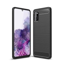 9D SKLO + PÚZDRO 2v1 pre SAMSUNG GALAXY A03s - carbon čierne