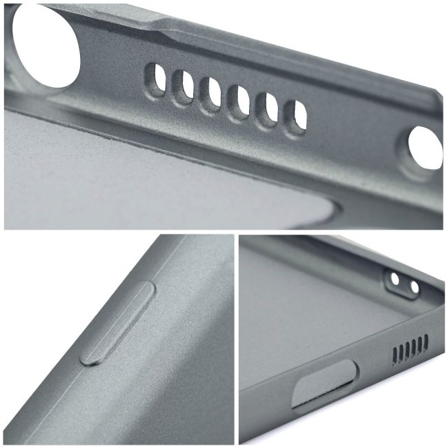 METALLIC Zadný kryt pre Xiaomi Redmi 13C / POCO C65 - sivý