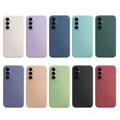MATT Silikónový obal pre Samsung Galaxy A34 5G - zelený