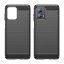 9D SKLO + PUZDRO 2v1 pre Motorola Moto G53 5G - Silikónové CARBON čierne
