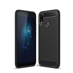 CARBON Zadný obal pre Huawei P20 Lite - čierny