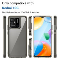 CANDY Zadný obal pre Xiaomi Redmi 10C - sivý