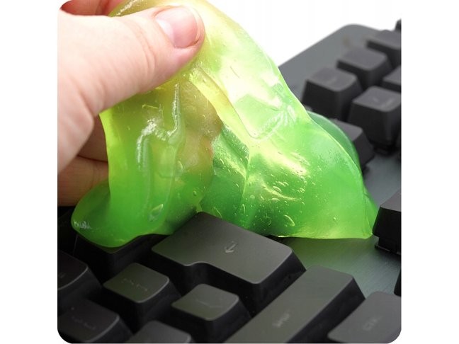 Elastínový gél na čistenie klávesnice nečistoty prach