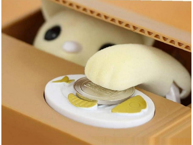 Interaktívny automat na mňaučenie mačiek Moneybox