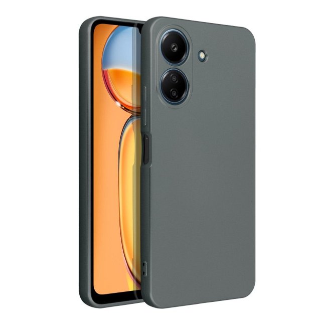 METALLIC Zadný kryt pre Xiaomi Redmi 13C / POCO C65 - sivý