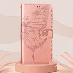 BUTTERFLY Knižkové puzdro pre Xiaomi Redmi 10C - ružové