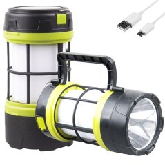 Turistické led solárne kempingové svetlo batérie