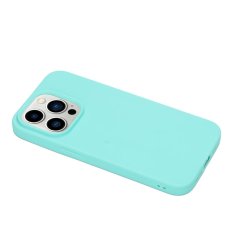 MATT Silikónový obal pre Apple iPhone 14 Pro - mentolový