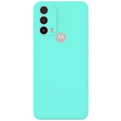 MATT Silikónový Zadný kryt pre Motorola Moto E20 / E30 / E40 - mentolový