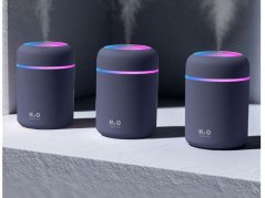 Mini zvlhčovač vzduchu difúzor aromaterapeutická hmla usb rgb