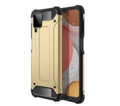 HYBRID ARMOR Tvrdený kryt na Samsung Galaxy A12 - zlatý