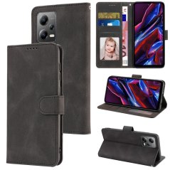 CALF Knižkové puzdro pre Xiaomi Redmi Note 12 Pro+ 5G - čierne
