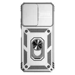 SLIDING ARMOR Tvrdený kryt pre Xiaomi Redmi Note 12 5G - sivý