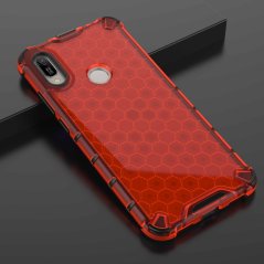 Tvrdený kryt pre Huawei Y6 2019 - HONEYCOMB červený