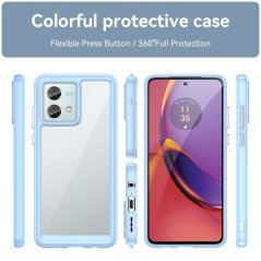 Tvrdený kryt pre Motorola Moto G84 5G - FRAME modrý