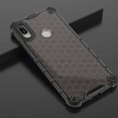 HONEYCOMB Tvrdený kryt pre Huawei Y6 2019 / Y6S 2019 - čierny