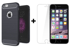 SKLO + PÚZDRO 2v1 pre IPHONE 6/ 6s Carbon