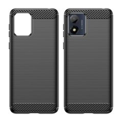 CARBON Zadný obal pre Motorola Moto E13 - čierny