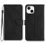 STITCHING Knižkové puzdro pre Apple iPhone 14 Plus - čierne