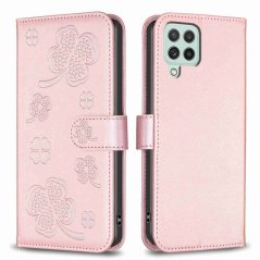 LEAF Knižkové puzdro pre Samsung Galaxy A12 - ružové