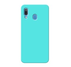 MATT Silikónový Zadný kryt pre Samsung Galaxy A20e - mentolový