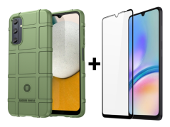 SKLO + KRYT 2v1 pre Samsung Galaxy A05s - Zadný COVERAGE zelený