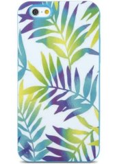 Silikonový kryt (obal) pre Apple iPhone 6 a 6S - Leaf