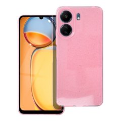 CLEAR CASE 2 mm Zadný kryt pre Xiaomi Redmi 13C / POCO C65 - ružový
