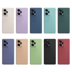MATT Silikónový obal pre Xiaomi Redmi Note 12 5G - čierny