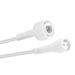 Predlžovací kábel - k LED sveteľnej reťazi - IP44 - 5 m - biela