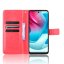 9D SKLO + PÚZDRO 2v1 pre Motorola Moto G60s - Knížkove puzdro Solid červené