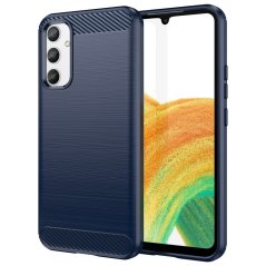 CARBON Zadný obal pre Samsung Galaxy A34 5G - modrý