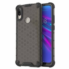 HONEYCOMB Tvrdený kryt pre Huawei Y6 2019 / Y6S 2019 - čierny