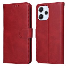 CALF Knižkové puzdro pre Xiaomi Redmi 12 - červené