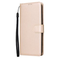 SOLID Knižkové puzdro pre Xiaomi Redmi 10C - zlaté