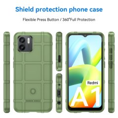 RUGGED Zadný kryt pre Xiaomi Redmi A1 / Redmi A2 - zelený