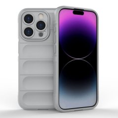 MAGIC Zadný kryt pre Apple iPhone 15 Pro - sivý