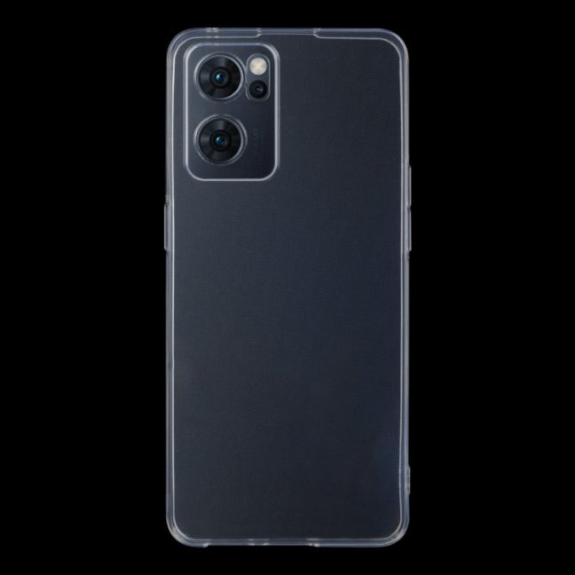 TRANSPARENTNÝ Silikónový obal pre Oppo Reno7 5G - priesvitný