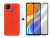 9D SKLO + PÚZDRO 2v1 pre Xiaomi Redmi 9C - červené