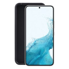 MATT Silikónový obal pre Samsung Galaxy S22 5G - čierny