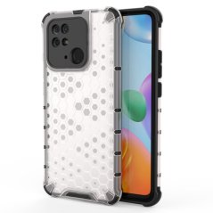 HONEYCOMB Tvrdený kryt pre Xiaomi Redmi 10C - biely