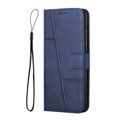 STITCHING Knižkové puzdro pre Oppo A98 5G - modré