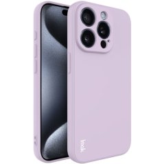 IMAK Silikónový obal pre Apple iPhone 15 Pro - fialový