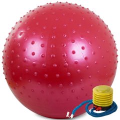 Gymnastická fitness lopta 55 cm cvičebná pumpa