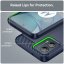 9D SKLO + PUZDRO 2v1 pre Motorola Moto G53 5G - Silikónové CARBON modré