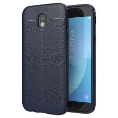 Silikonový kryt pre Samsung Galaxy J3 2017 Litchi modré